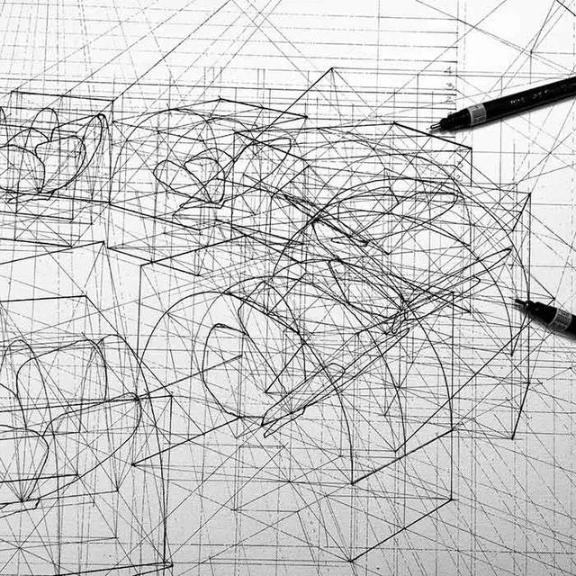 理工男花40年时间，用圆规徒手绘制1000张模型图，网友：太浪漫了