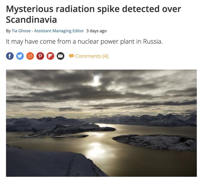 切尔诺贝利2.0？欧洲出现神秘核辐射，各国矛头直指俄罗斯…