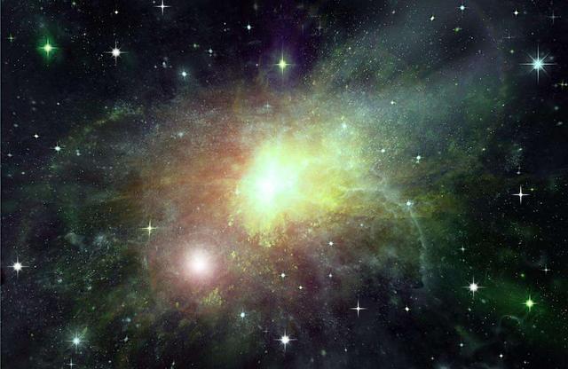 银河系和仙女星系之间的空间并不是完全真空的