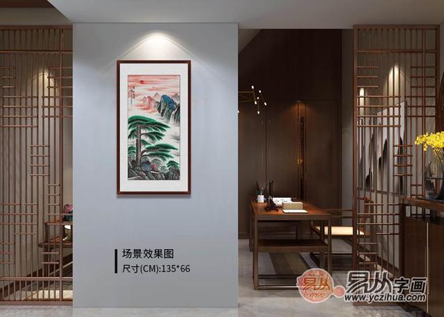 玄关画的推荐 山水画给你不一样的家居体验