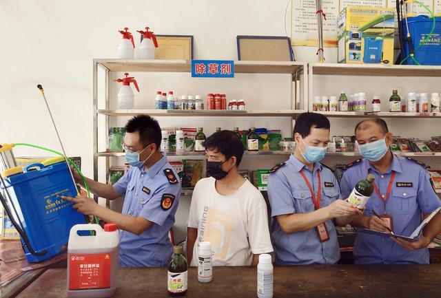 江西于都抽检农资确保顺利"双抢"