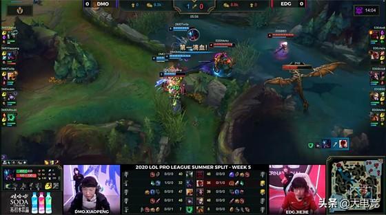 LOL-LPL：xubin厄斐琉斯输出爆炸，DMO2-0爆冷掀翻EDG