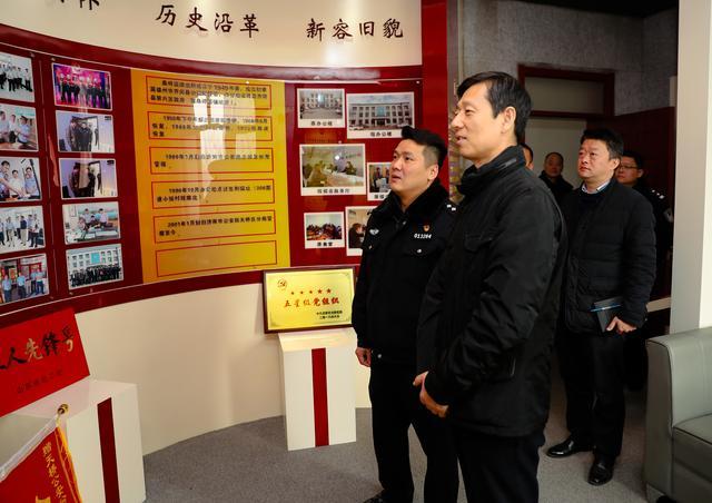 济南新材料产业园区管委会主任陈西武走访桑梓店派出所