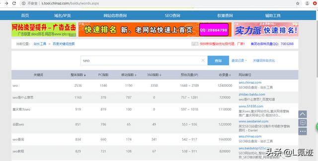 免费！你必须学会的两款常用SEO站长工具