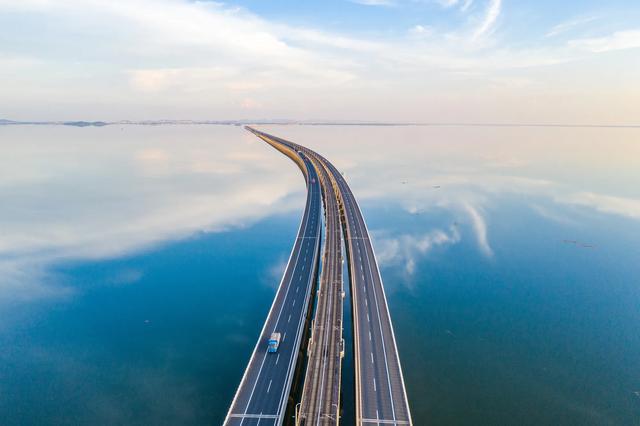 之镜|南京天空之镜石臼湖 这才是碧水共长天一色