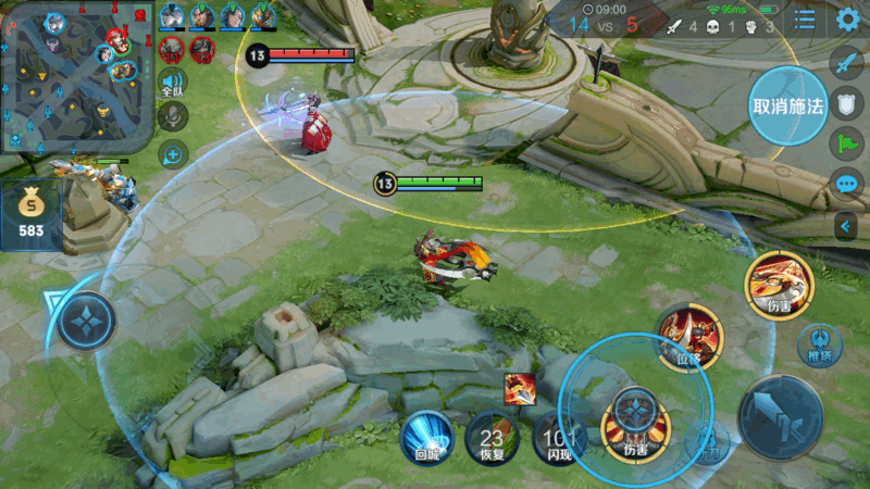 王者荣耀：李元芳实战技巧全解，通过技能机制讲解高输出玩法思路