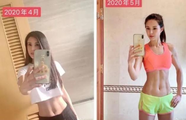 李若彤健身过度，壮似“金刚芭比”，被调侃：