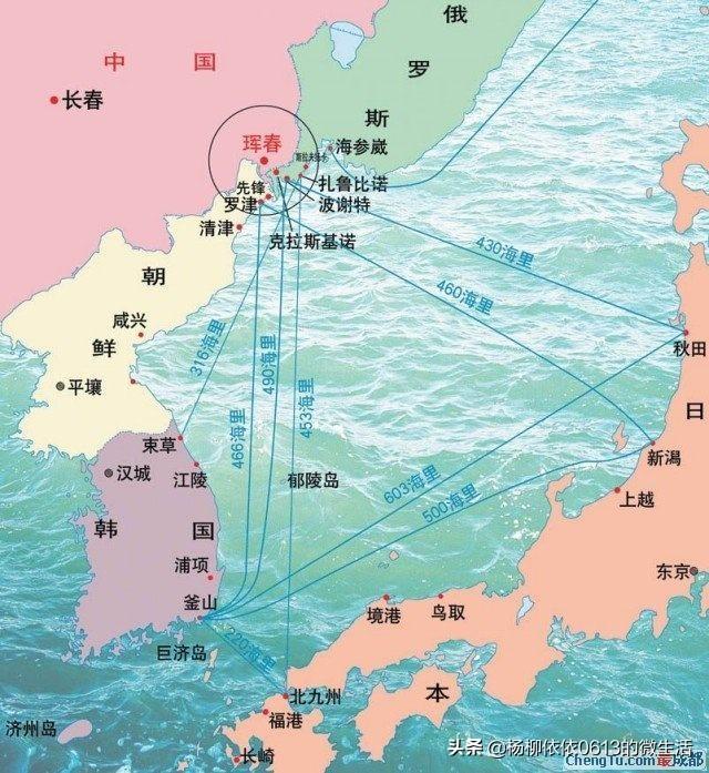 延边州内的哪个地方靠近海?
