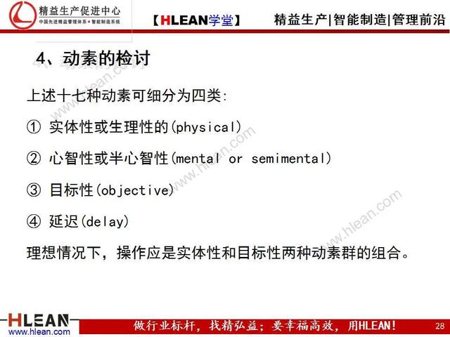 「精益学堂」IE培训之动作分析（上篇）