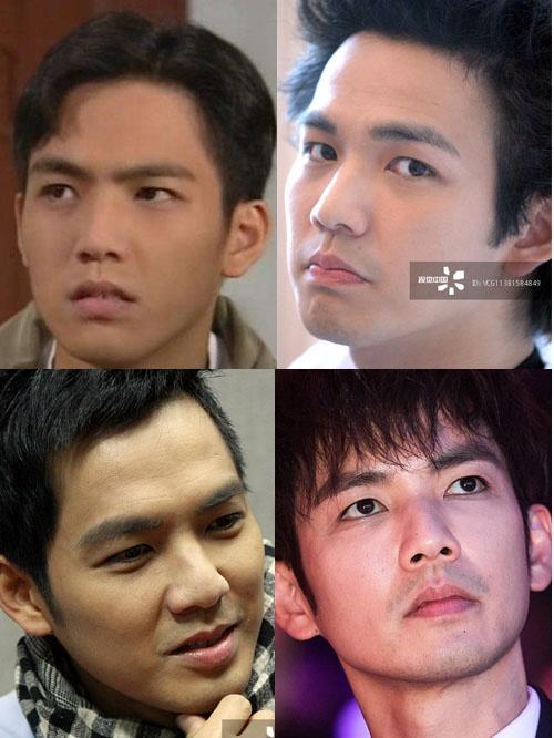 男星颜值发展史，郭德纲完胜黄晓明金城武，颜值二十多年完全没变