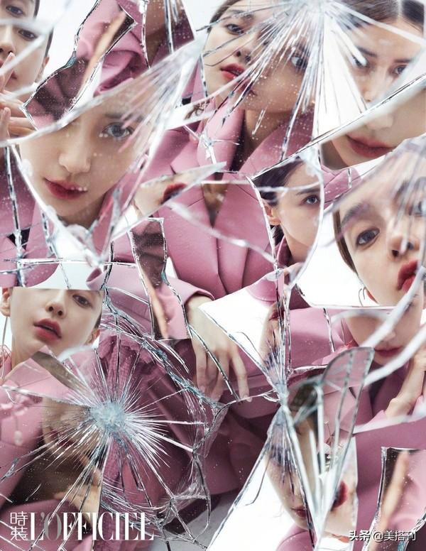 大片|Angelababy碎玻璃大片 高级脸四分五裂不影响颜值