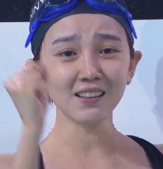 有种身材叫陈小纭，游泳比赛换好泳衣出场，于