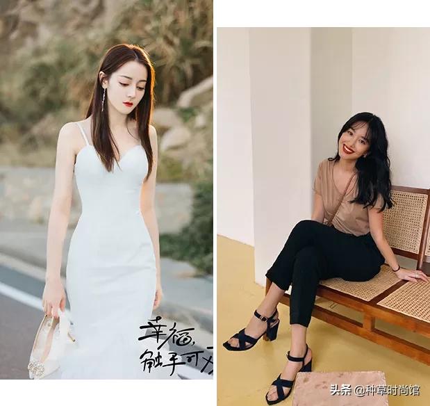 细高跟和平底鞋out了，夏天最受欢迎的是粗跟鞋