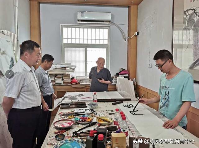 庆“八一”翰墨飘香，民建开封书画院送文化慰问军营