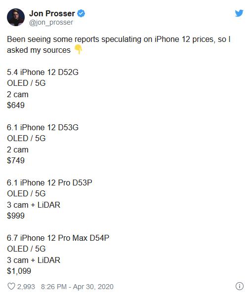 iPhone 12最新细节曝光！回归iPhone 5造型，起售4580元？