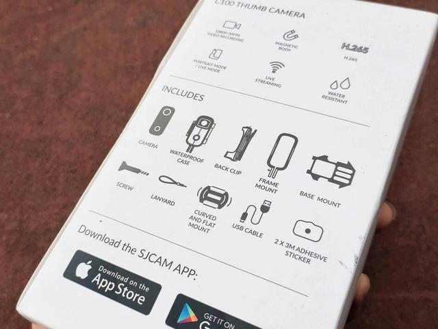 喜欢户外运动？试试这个小相机SJCAM C100