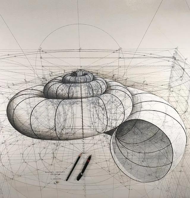 理工男花40年时间，用圆规徒手绘制1000张模型图，网友：太浪漫了