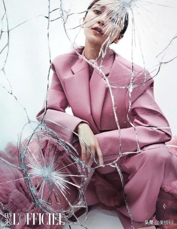 大片|Angelababy碎玻璃大片 高级脸四分五裂不影响颜值