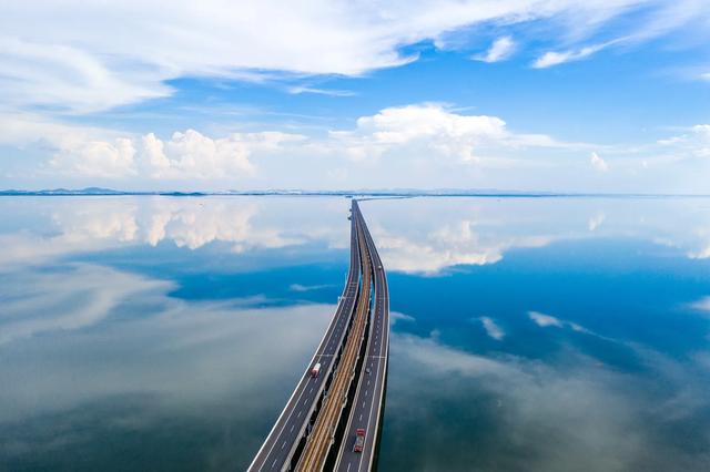 之镜|南京天空之镜石臼湖 这才是碧水共长天一色