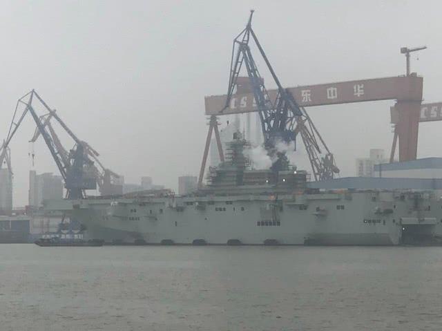 075舰准备海试！发动机点火试车 升级版搭载歼