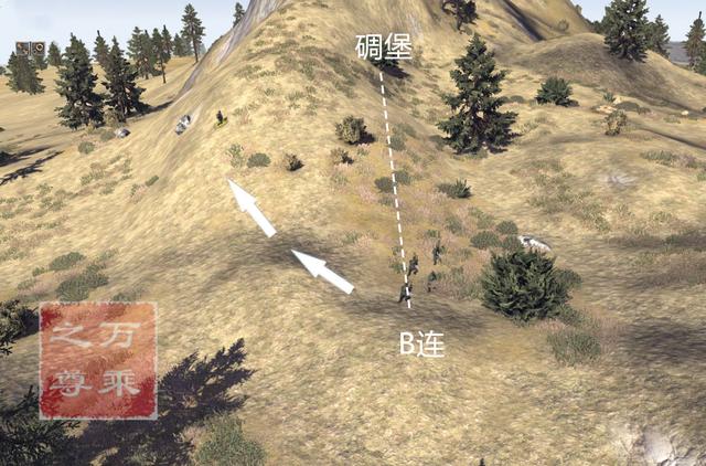 图解战例，美军著名的血染岭之战，整座山都被