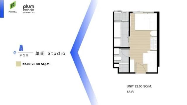 泰国曼谷素坤逸核心区地铁500米丨 普夏Sukhumvit 97