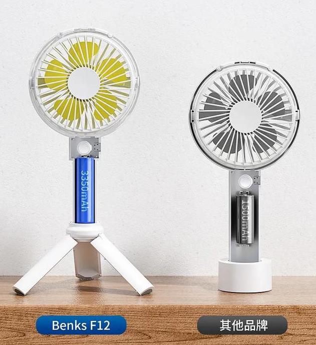 年轻人的第一款风扇，带着“三脚架”的手持风