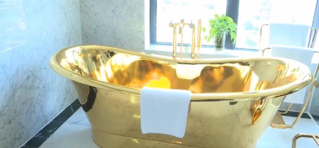 『纯金』越南24K纯金酒店 处处透这金灿灿的感