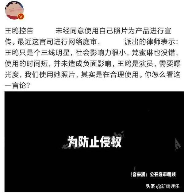 王鸥控告《浪姐》冠名商侵权反遭嘲讽，网友上演正道之光集体声援