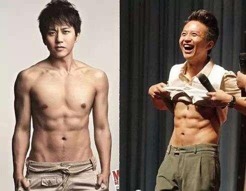 男明星年过四十胖是常态？张涵予邓超，快把腹肌给他们看看