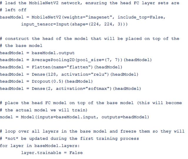 使用OpenCV、Keras/TensorFlow和深度学习实现口罩探测器