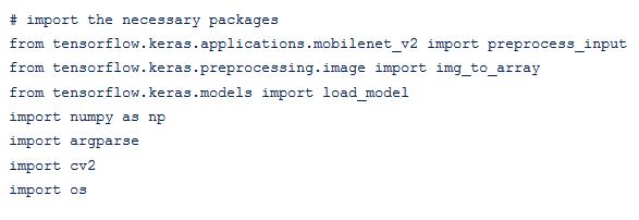 使用OpenCV、Keras/TensorFlow和深度学习实现口罩探测器