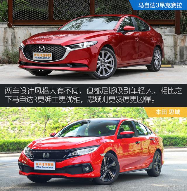 对运动的不同理解 马自达3对比本田思域