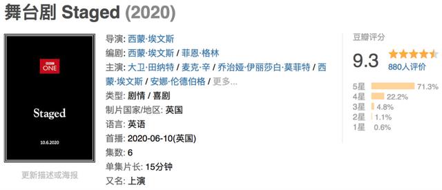 豆瓣9.3分，疫情期间他们把“舞台剧”搬上屏幕
