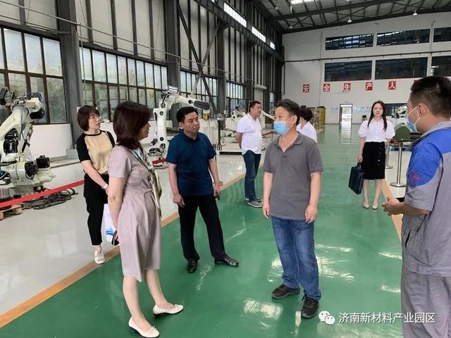 陈西武出席天桥区科协到园区调研活动