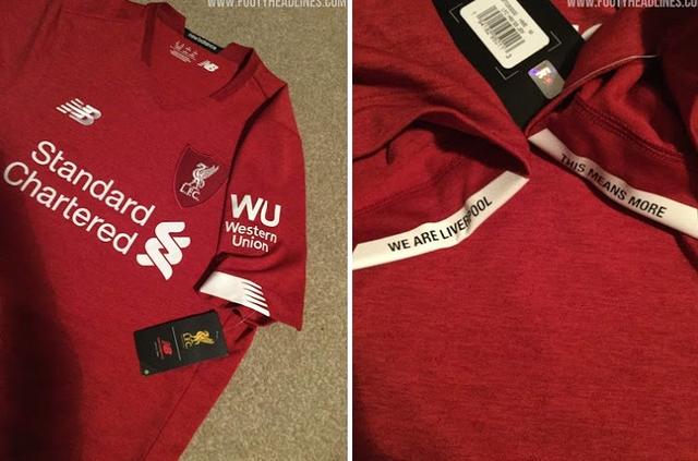 新百伦为利物浦准备的新赛季球衣谍照：简洁设计，经典红白配色