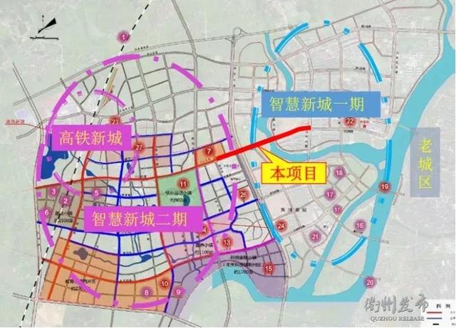 智慧新城三江中路连通工程，来了！一轴两带十场景……
