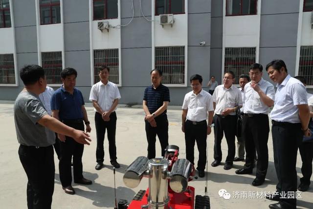 山东师范大学校长曾庆良到济南新材料产业园区走访调研
