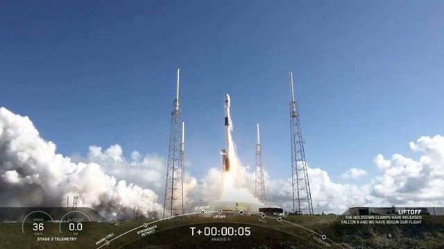 ANASIS-II喜报：SpaceX回收猎鹰9号火箭整流罩..