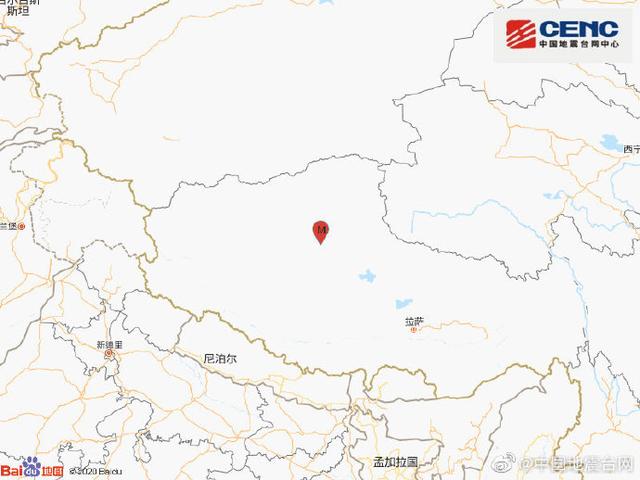 今晨西藏两次地震，最高6.6级，为我国今年年度最大地震