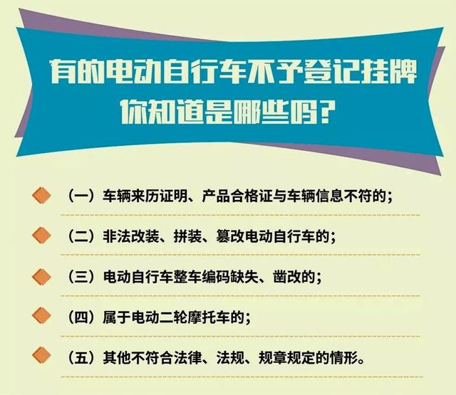 电动自行车登记挂牌倒计时！9月1日起电动自行车无牌禁止上路行驶