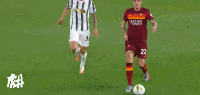 GIF：扎尼奥洛助攻佩罗蒂梅开二度，罗马两球领先尤文