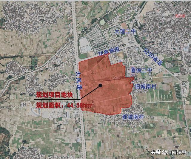 “1806”小镇喜洲地块区位图