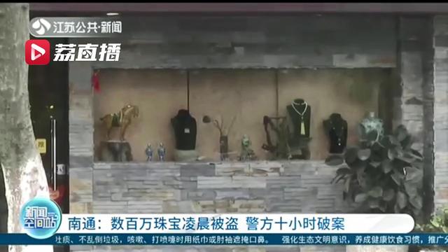 跑不掉！男子捂得严实凌晨偷盗数百万珠宝 十小时后落网