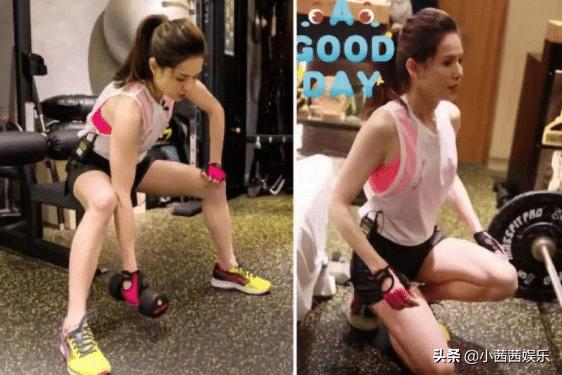 “小龙女”李若彤被指健身过头，肌肉发达，像