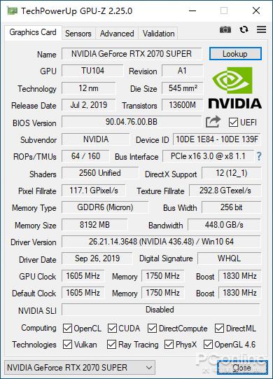 映众RTX 2070 SUPER冰龙超级版评测 冰龙冰不冰？