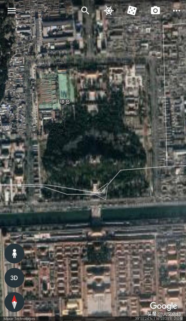 北京景山公园竟是一尊大佛！从高空看那些有趣