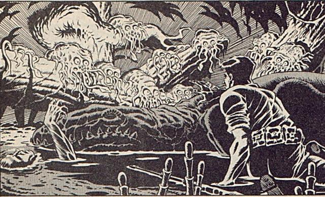 經(jīng)典游戲《恐龍快打》漫畫(huà)最陰暗的章節(jié)，整個(gè)部落被藥物變成章魚(yú)