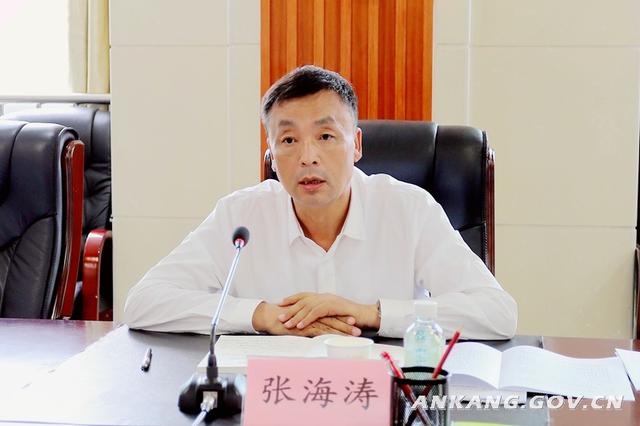 西铁局集团公司董事长张海涛来安康考察铁路建设工作