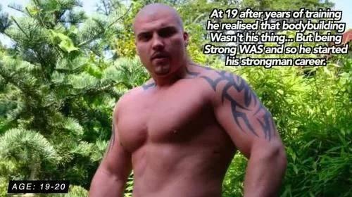 世界上最强壮的男人，梦想成为施瓦辛格，却练